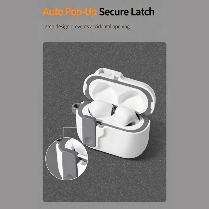 Earbud Charging Cover with Stand Housing Shell and Light Window Access 896C