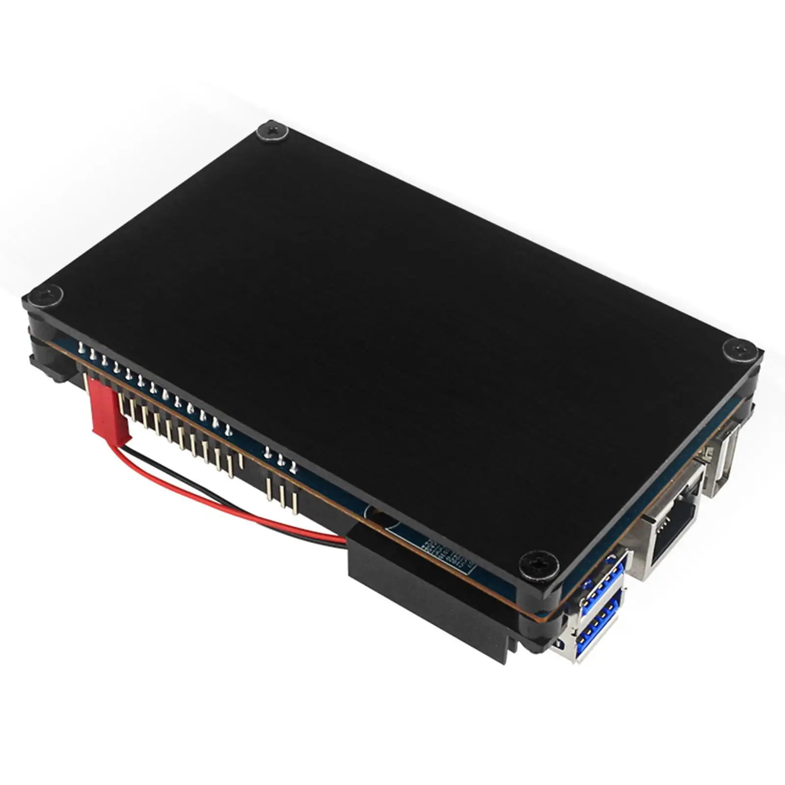 Aluminum Alloy Case with Cooling Fan Protective Shell Practical