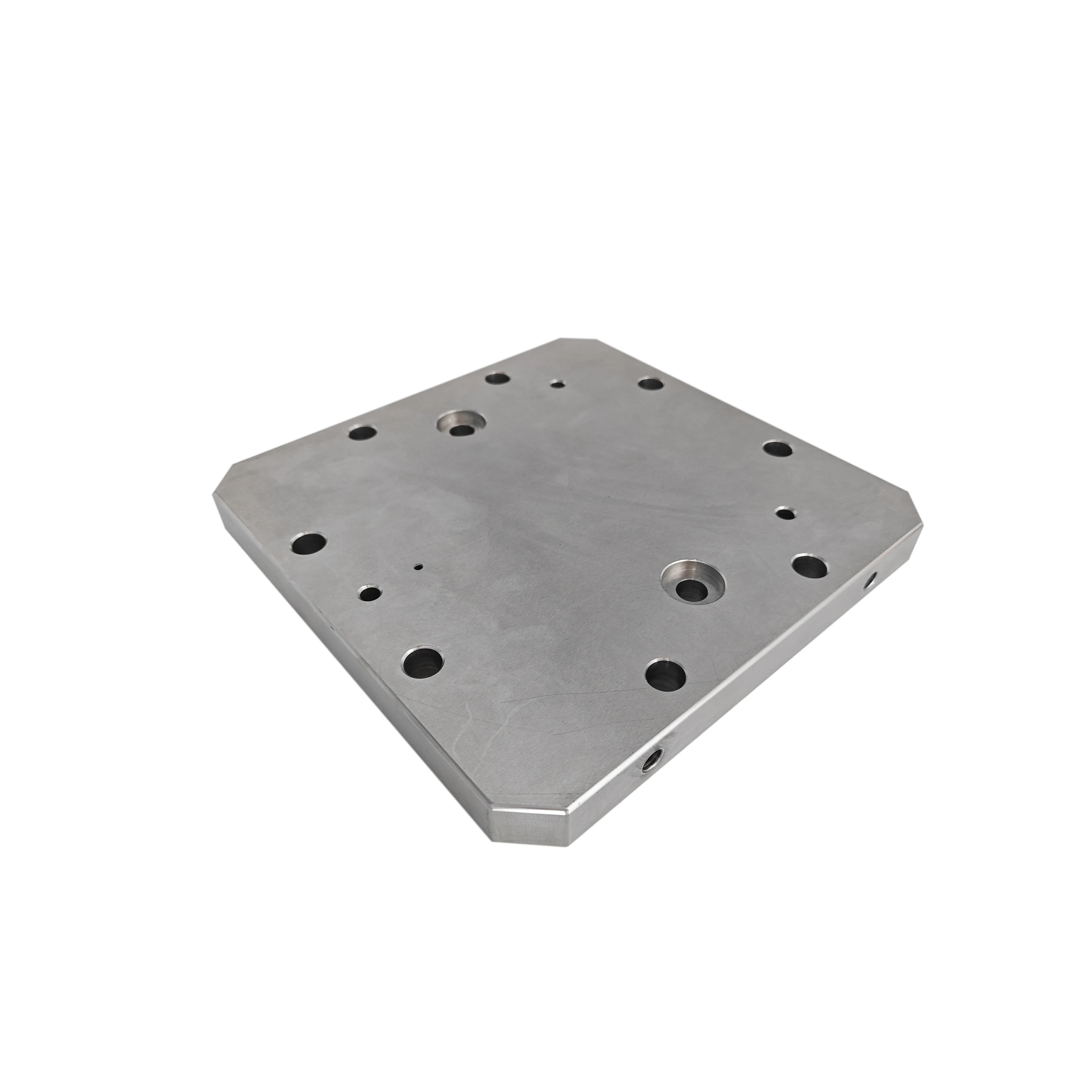 custom parts  aluminium stainless steel machining  fixture for horizontal machine tool worktable horizontal vertical base plate