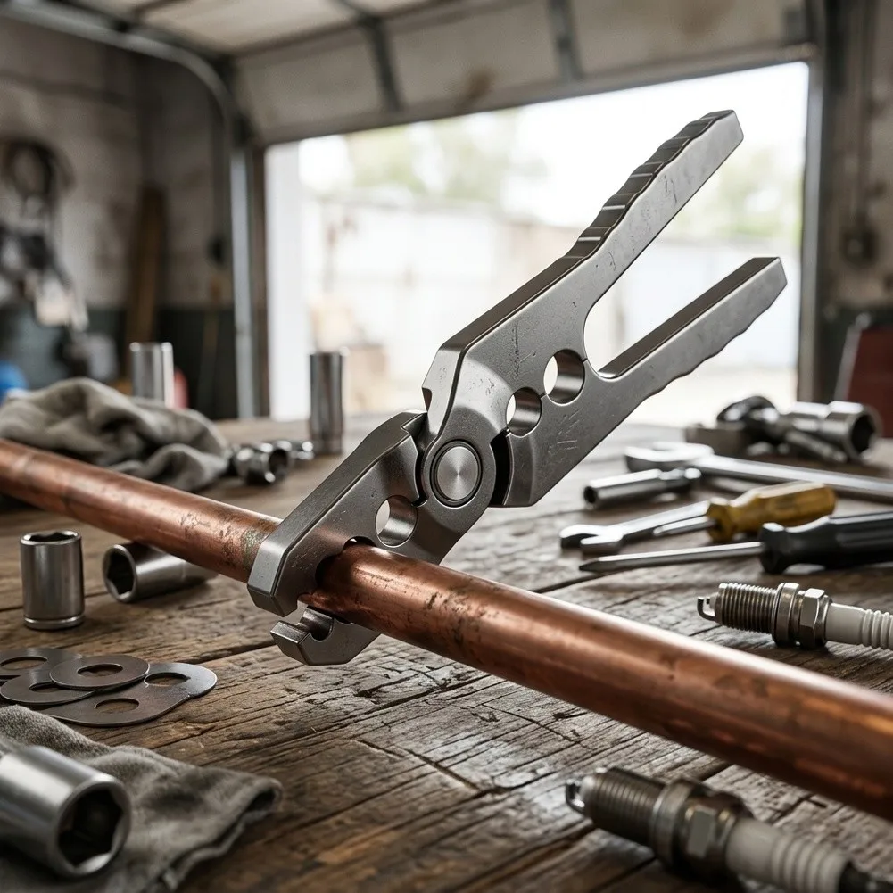 Pipe Repair Clamp Made of Aluminum Alloy for Copper Aluminum and Thin Stainless Steel Tubing in Utility and Facility Maintenance