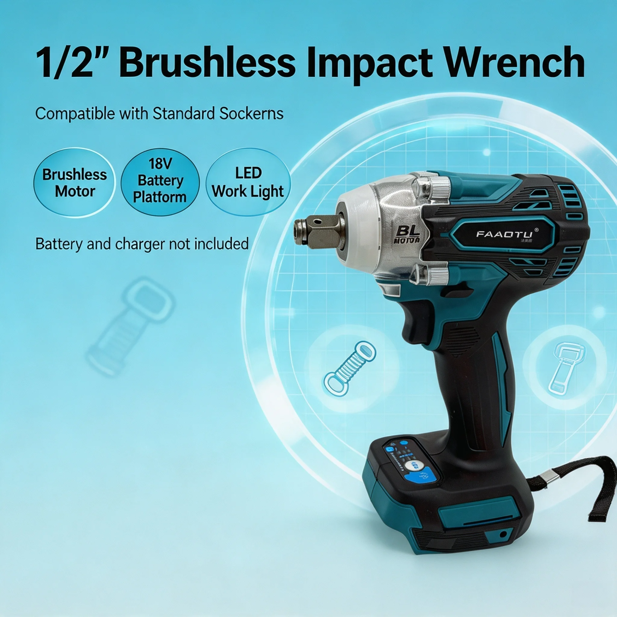 Power Tools Repairs - FAAOTU 300 18V Brushless Cordless Wrench