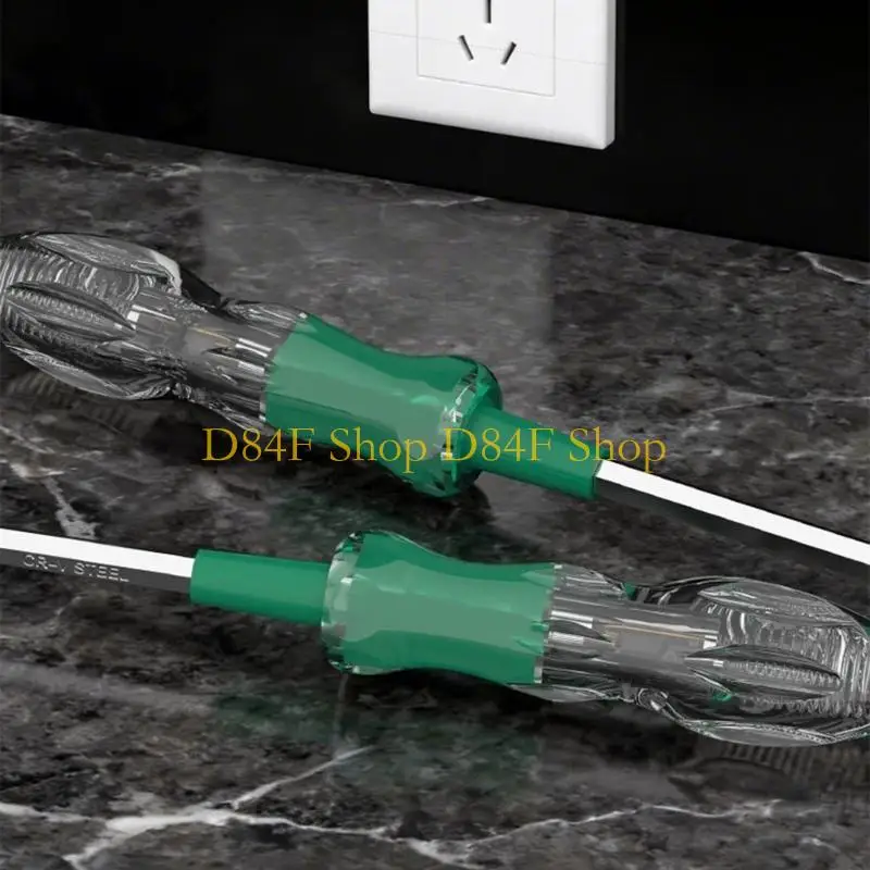 D84F Shockproof &Insulated Electrical Voltages Tester Design For Electricians To Locate Faults In Wiring Systems Quickly