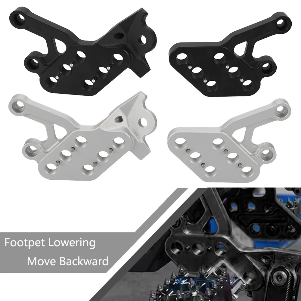 Footrests Footpeg Lowering Move Backward Kit Bracket Extenders Motorcycle For Sur Ron Light Bee X S/X/L1E For Segway x260/ X160