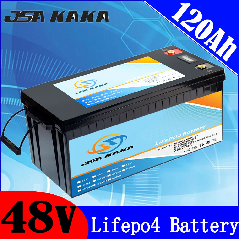 

ebike lithium battery 48v 100AH lifepo4 battery with BMS for tricycle golf cart inverter Solar energy storage scoote+10A charger