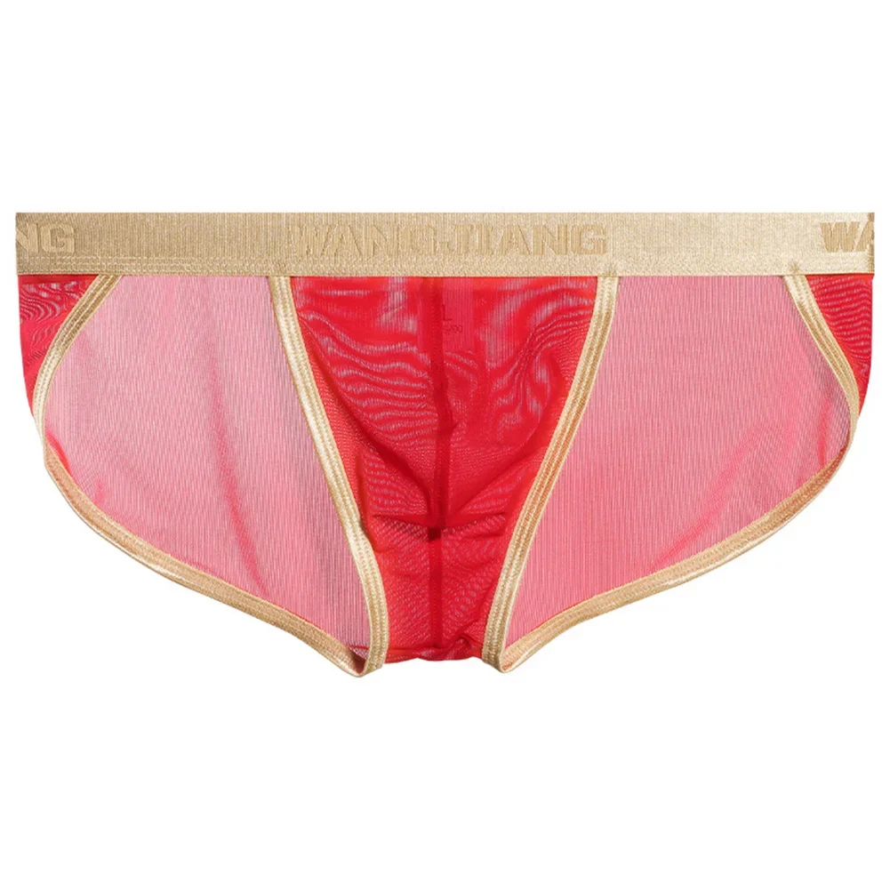 

Mens Briefs Mesh Quick Drying Low Rise Men's Panties Breathable Brazilian Underwear Solid Color Basic Sexy Tоy Mens Sissy Pantie
