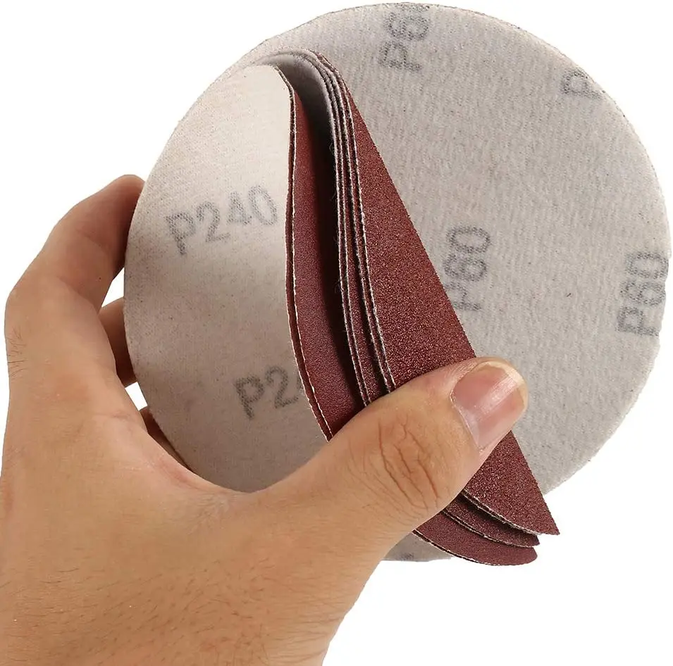

5 Inch Hook and Loop Sandpaper Mixed 30/50/100 Pcs 125mm Assorted 80-10000 Girts for Polishing and Sanding Metal Wood Car Body
