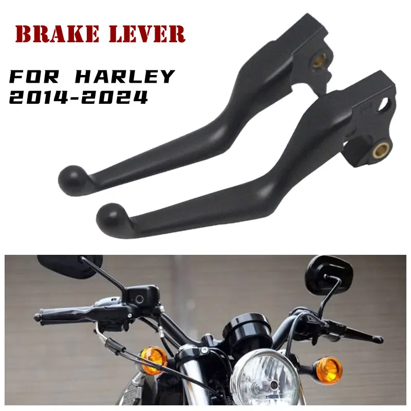 Motorcycle Brake Lever Clutch Levers Black for Harley Davidson Sportster Iron XL883 XL1200 X48 2014 2015 2016 2017 2018 - 2024