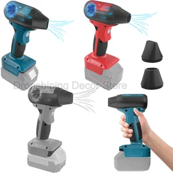 Ventilador turbo violento portátil, ventilador turbo para makita/dewalt/milwaukee/bosch 18v 20v bateria de íon-lítio ventilador portátil sem fio de 4 velocidades