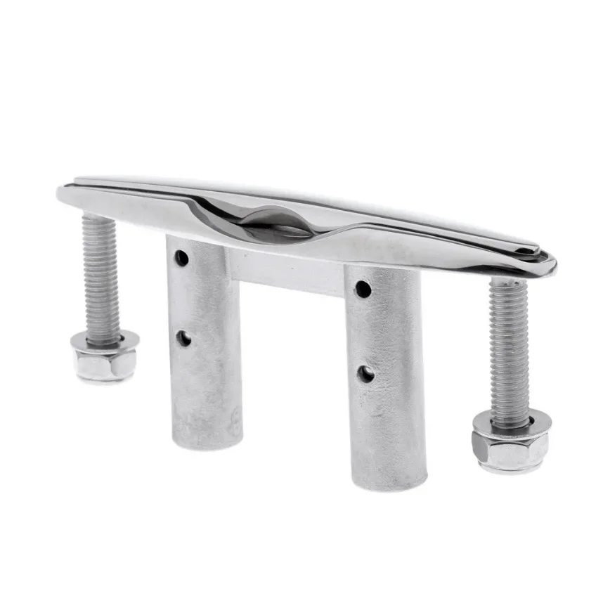 

Boat 316 Stainless Steel Pull-Up / Pop-Up Flush Mount Lift Cleat 8'' Marine