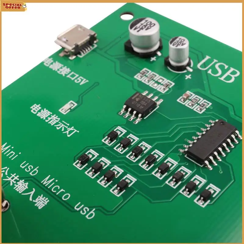 

A69Z 2X USB Cable Tester, Data Wire Test Fixture Precise Type-C/Mini USB/Micro-USB USB Cable Tester Charging Cable Tester