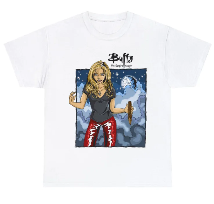 

Buffy The Vampire Slayer - Buffy Tribute - T-Shirt/Tee/Top with a unique design.