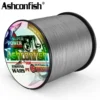 Ashconfish 슈퍼 파워 16 가닥 땋은 얼음 낚시 2000M PE 바닷물 바다 낚시 500LB 강한 저항 직조 중공 코어 4