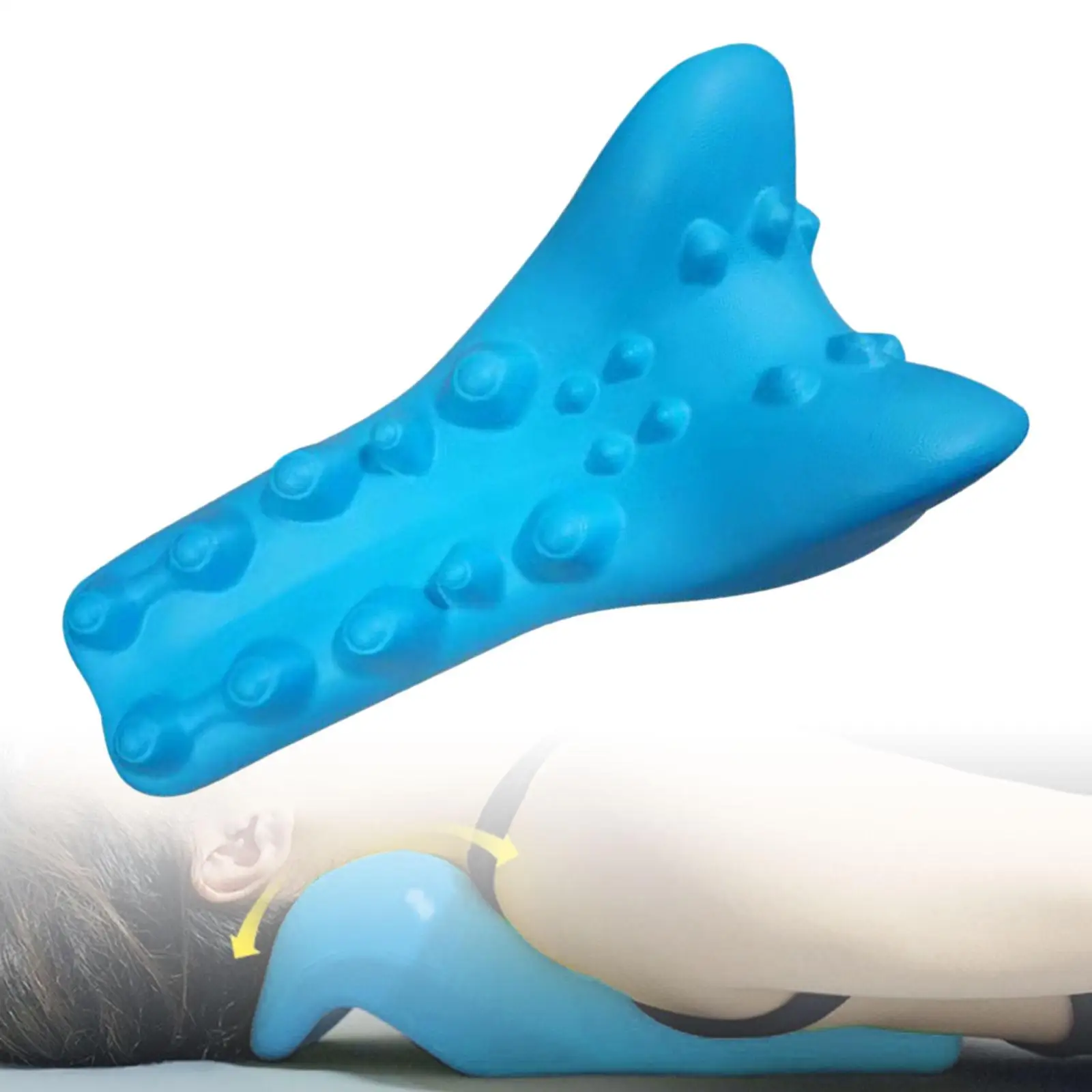 Neck And Shoulder Relaxer, Acupressure Stretcher for The Office Bed Floor