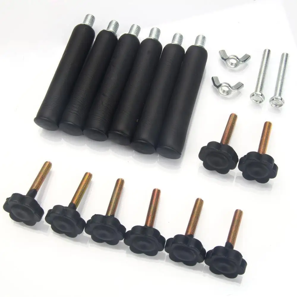 New Adjustable 5 Five Multiple Guitar Bass Stand Holder Stage Folding Multi Rack