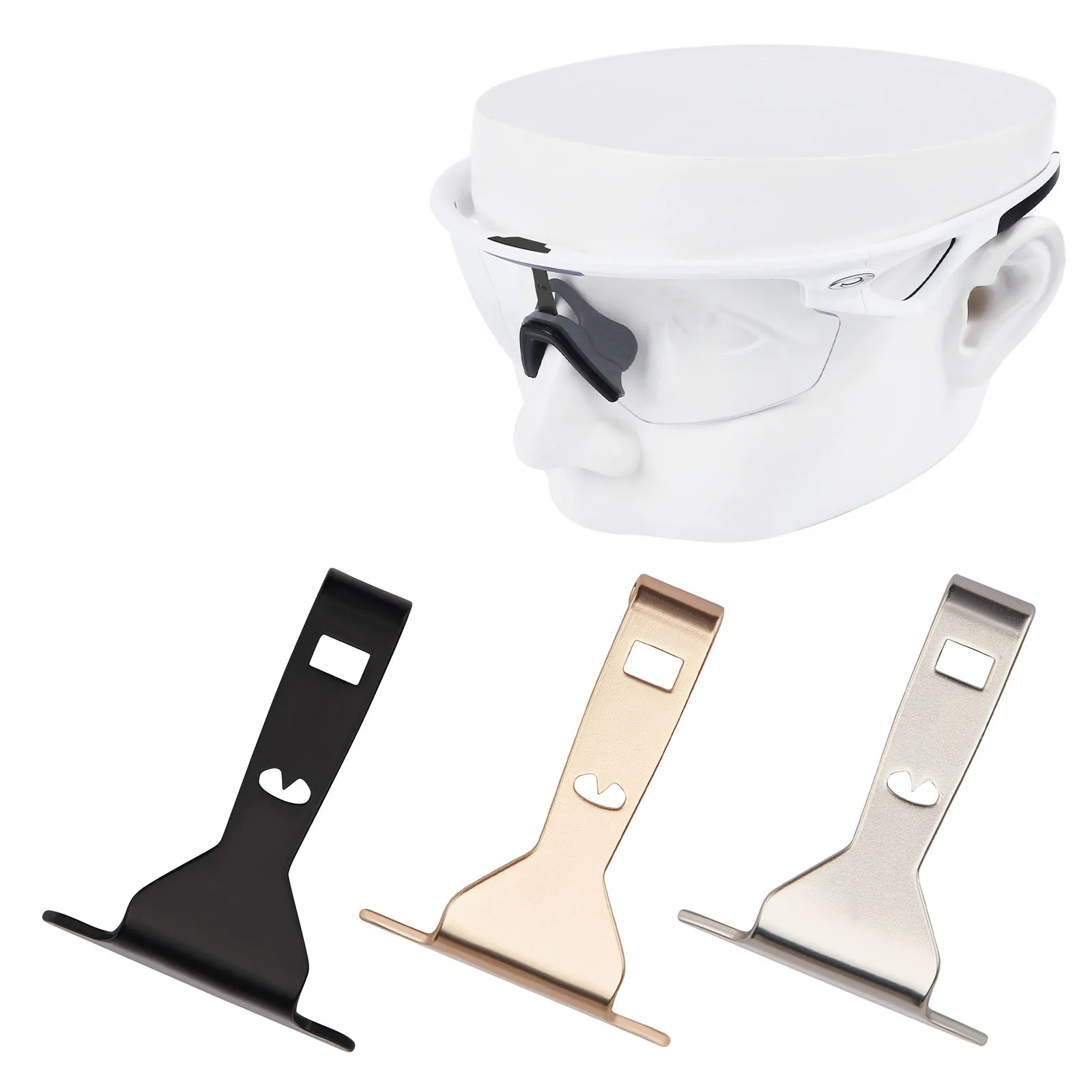 

OOWLIT Metal Nose Bridge Wicket Replacement for Oakley Sphaera OO9403 Sunglasses-Multiple Options