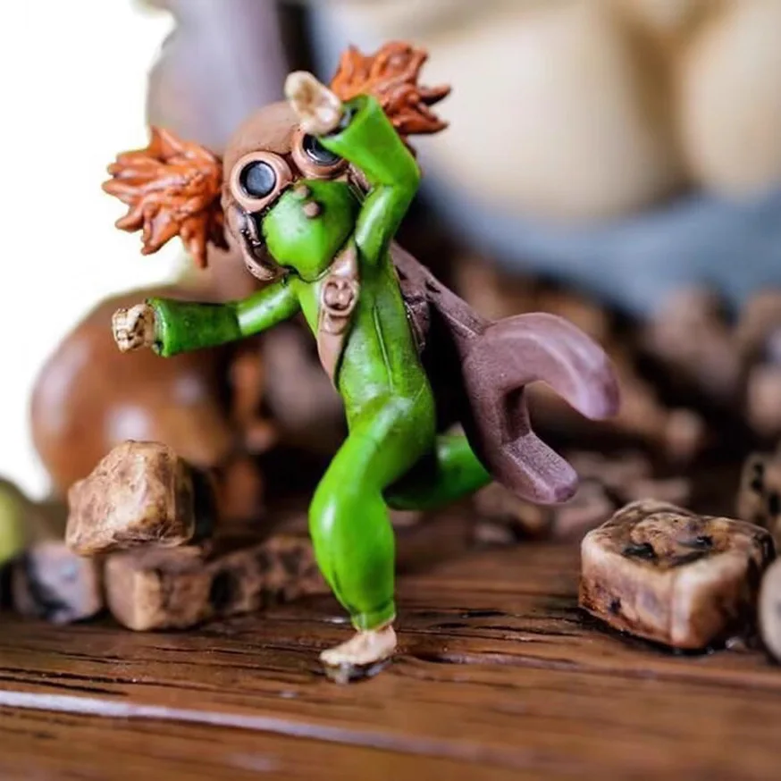 카툰 애니메이션 리틀 나이트메어 V3 몬스터 베이비 시리즈 모델 핸드헬드 컴퓨터 케이스 장식품 액션 피규어 팬 선물