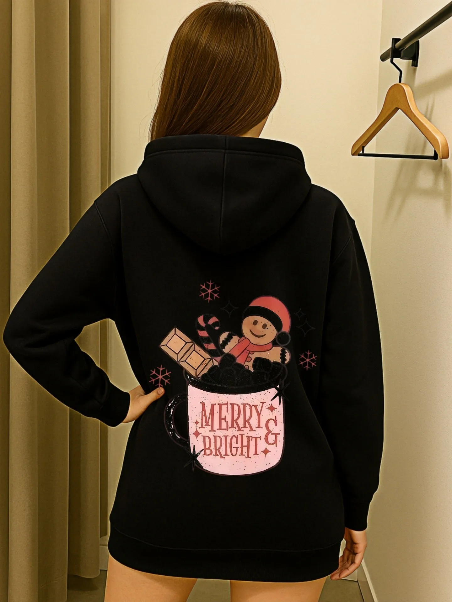 هوديي جرافيك للنساء، طباعة لطيفة لعيد الفصح السعيد، تصميم جمالي كاجوال، قماش ناعم، ملابس ربيعية للنساء، للشباب #2