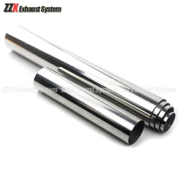 Car styling 1.5mm thick 51.54.63.65.70.76mm Exhaust pipe muffler tail pipe 304 stainless steel welding material