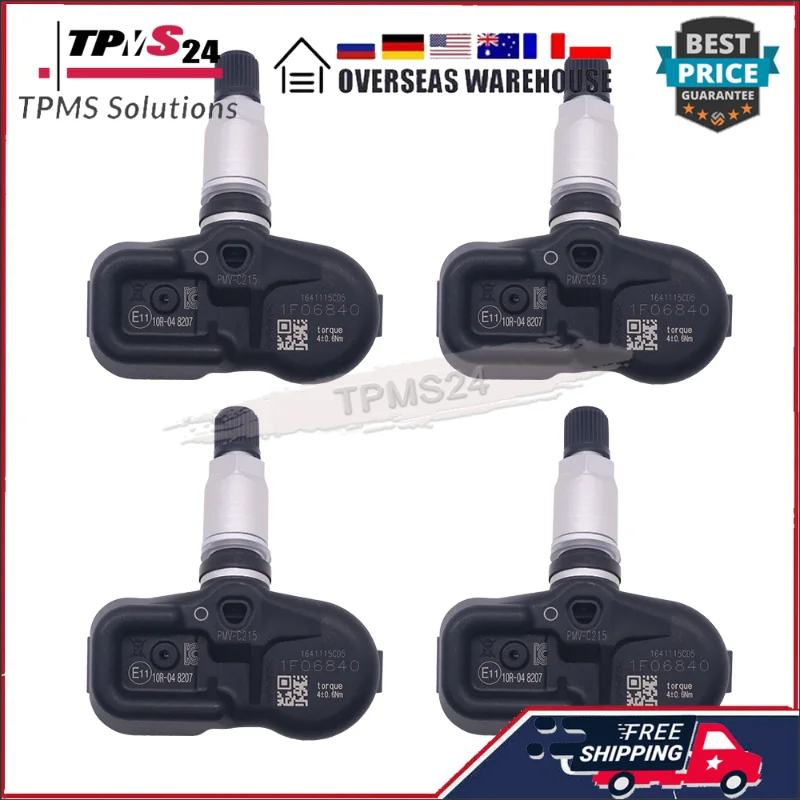 도요타 랜드 크루저 RAV4 프라도 C-HR 캠리용, 타이어 압력 TPMS 센서, PMV-C215 42607-48020 42607-02070, 433MHZ