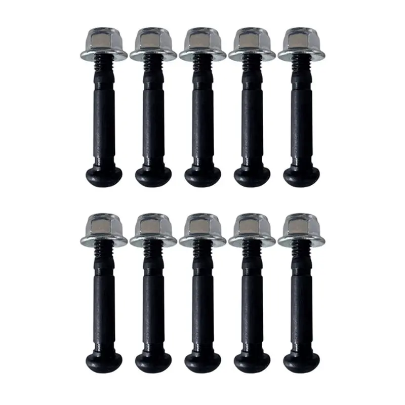 PZHI ASP2400D Snow Blower Shear Pin Set for EGO SNT2400 SNT2800 24-inch 28-inch 2-Stage, 10 Pack Replacement Pins & Nuts