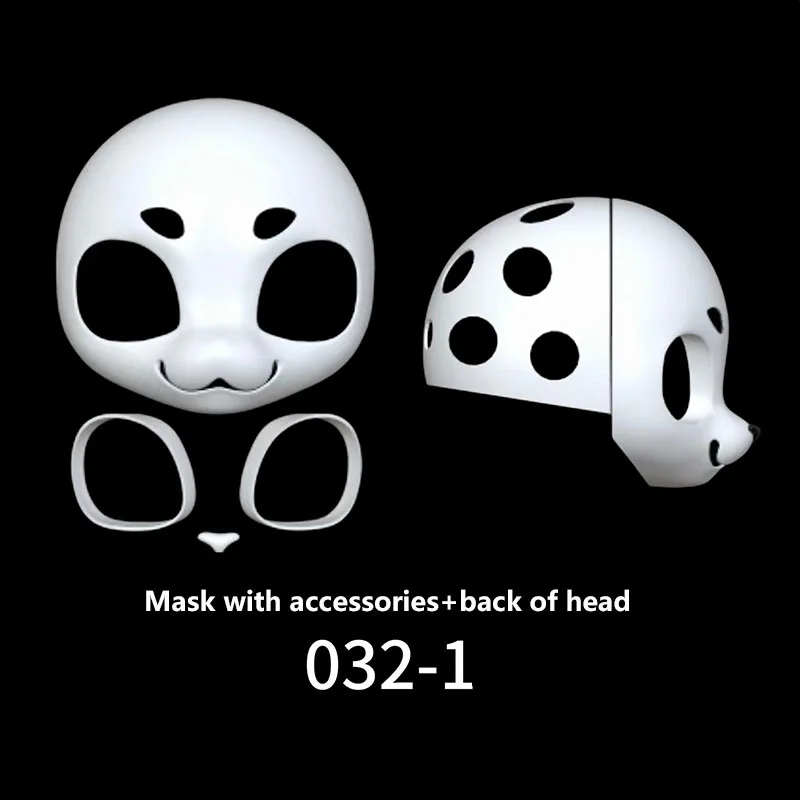 3D Printing Fursuit Mask Animal Doll Head Base Fursuit DIY Accessories Kig Mask Skull DIY Fursuit Head Base Halloween Props