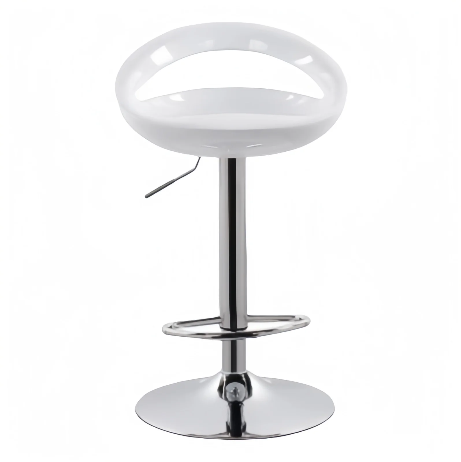 

&China Modern Plastic Black Swivel Adjustable Barstool For Kitchen Home Bar Dining