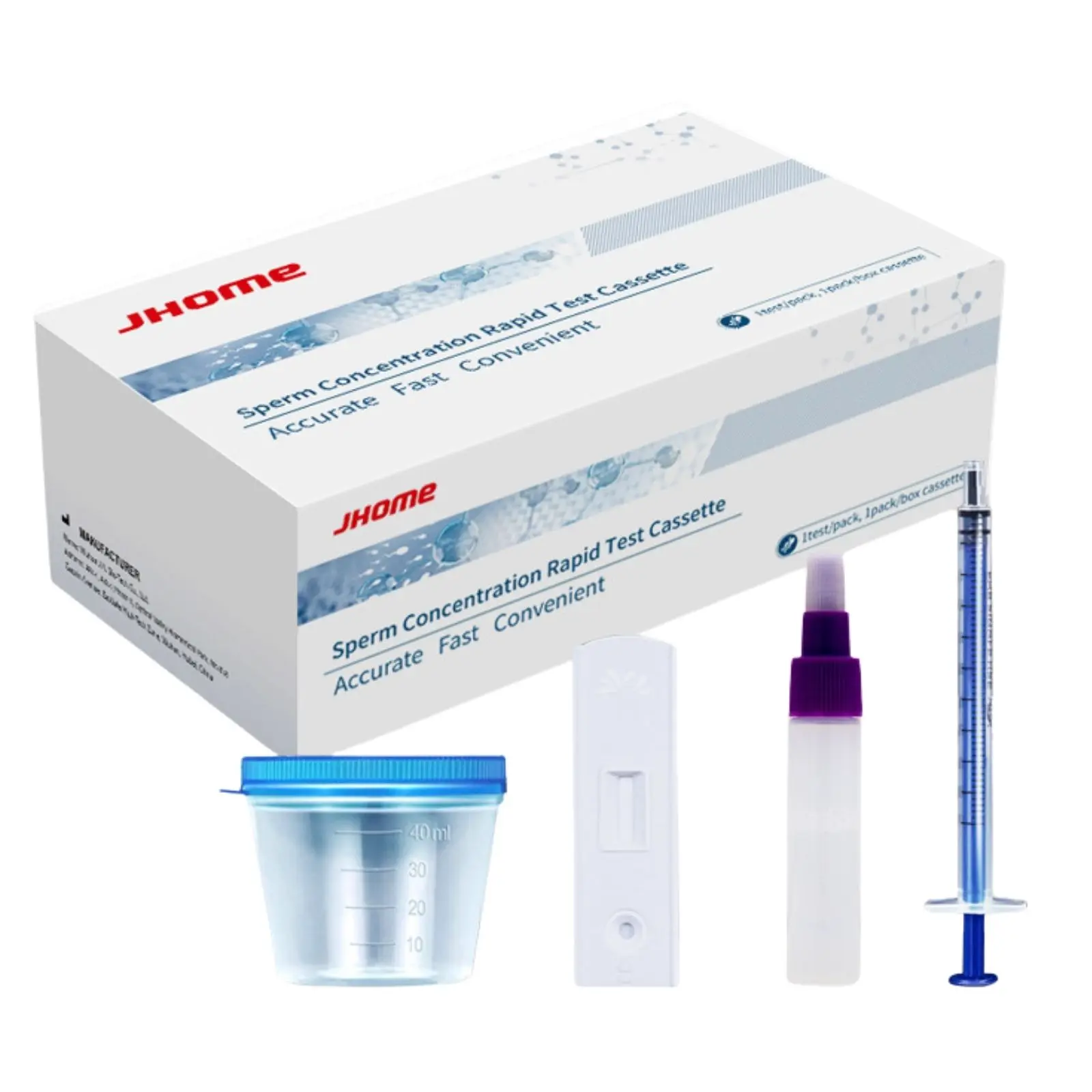 Male Fertility Sperm Test Kit Sperm Quality Home Test Shows Normal or Low Sperm Count-Easy to Read Results, Accurate and Private