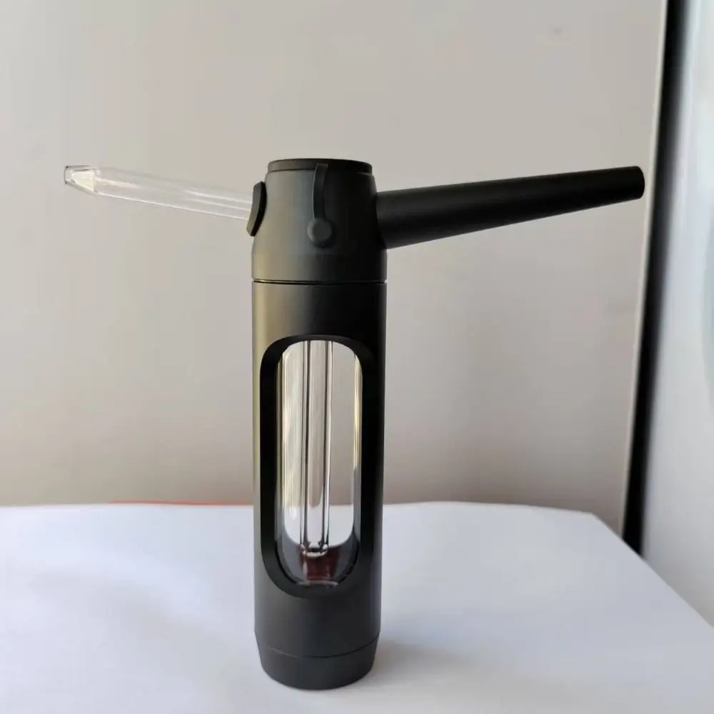 Original 4-in-1 Mini Glass Water Bubbler Pipe Portable Shisha Hookah with Built-in Water Filter for Smoking Accessories