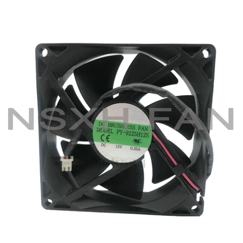 

PY-9225L12S 12V 0.16A 90x90x25mm 2-Wire Server Cooling Fan