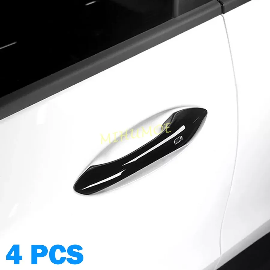 

Glossy Black Car Keyless Door Handle Cover Style For 2024 2025 Chevrolet Chevy Trax
