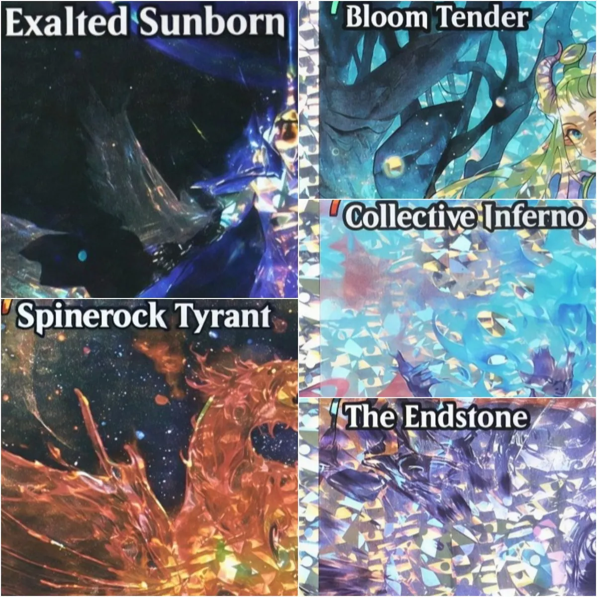 TMT/ECL FractureFoil "Icetill Explorer/Starfield Vocalist" Proxy Game High Quality Board Game Trading Cards