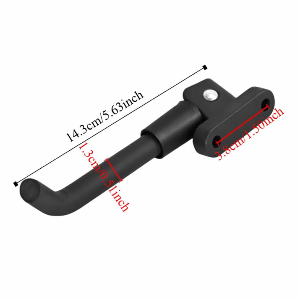 Aluminium Alloy Electric Scooter Kickstand Easy Install Black E Scooter Support Bracket Parking Stand for Xiaomi M365