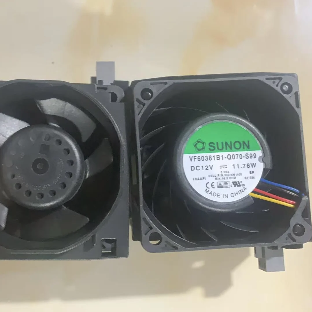For SUNON VF60381B1-Q070-S99 12V 11.76W high speed large air volume violent fan