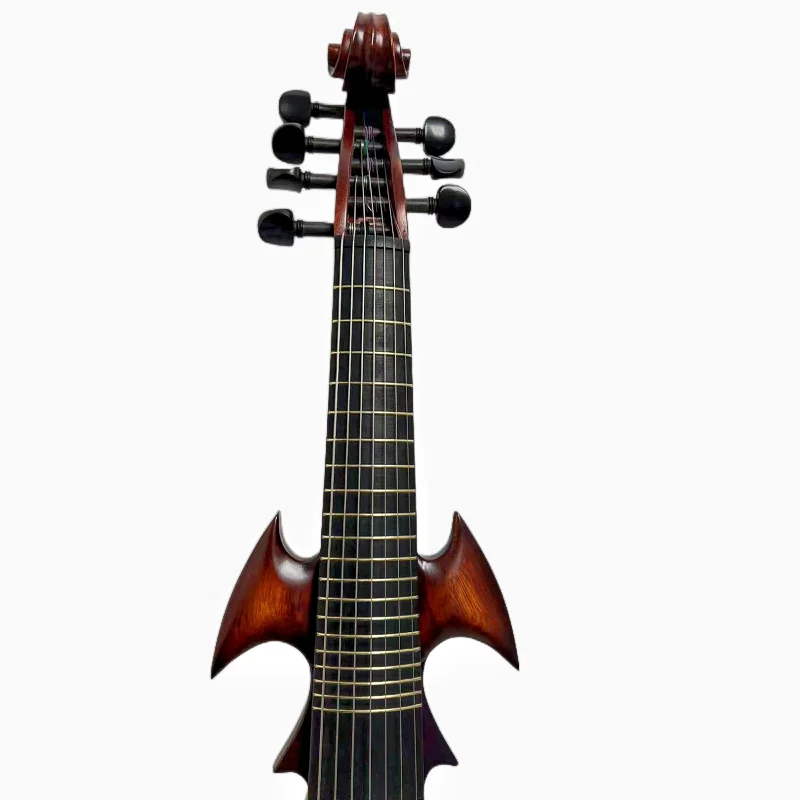 SONG Brand 7 strings 4/4 Electric violin inlay Frets ,solid wood,Free case bow