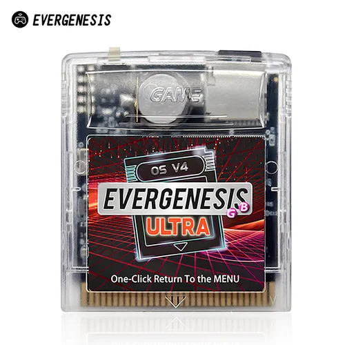 EVERGENESIS Game Boy Color 2000 en 1 cartucho de juego tarjeta Flash para GBC GBP GBA SP consola de juegos OS V4 edición con tarjeta 4G TF