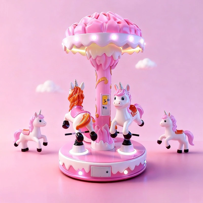 Indoor Playground Carousel Electric Luxury Slot Machine Equipment