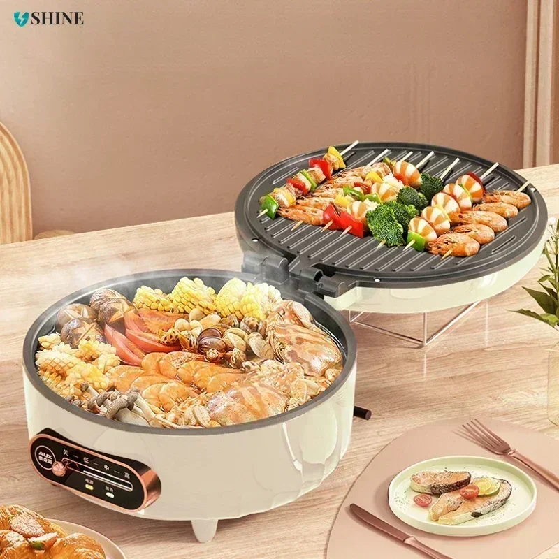 New Electric Baking Pan - Double Side Heating. Frying Pan, Scone and Pancake Maker. Non-Stick. Deepening Design.