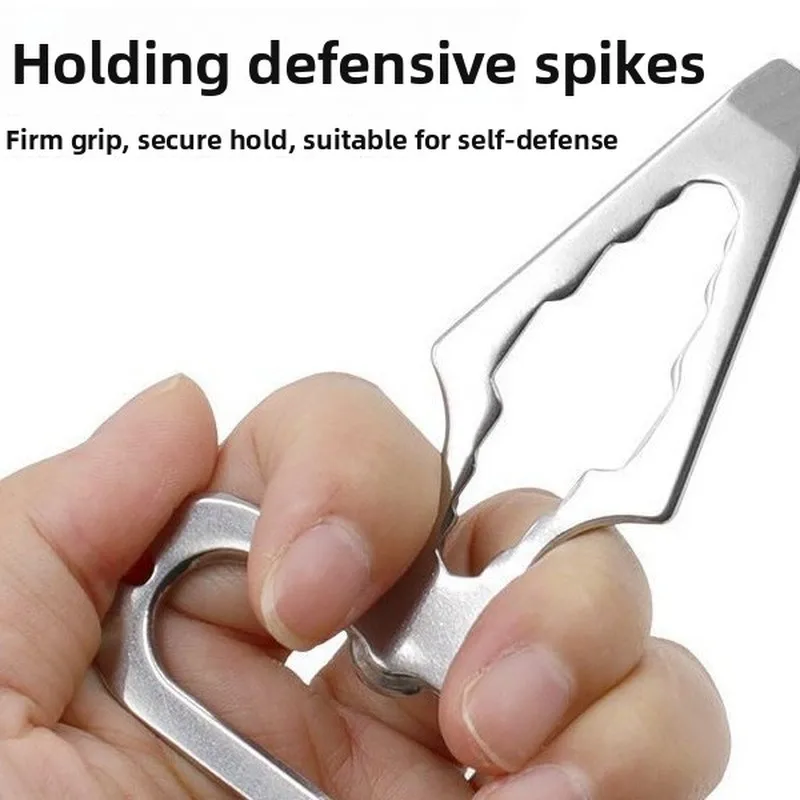 Portable EDC Spiked Defense Multitool Wrench Outdoor Camping Emergency Gear