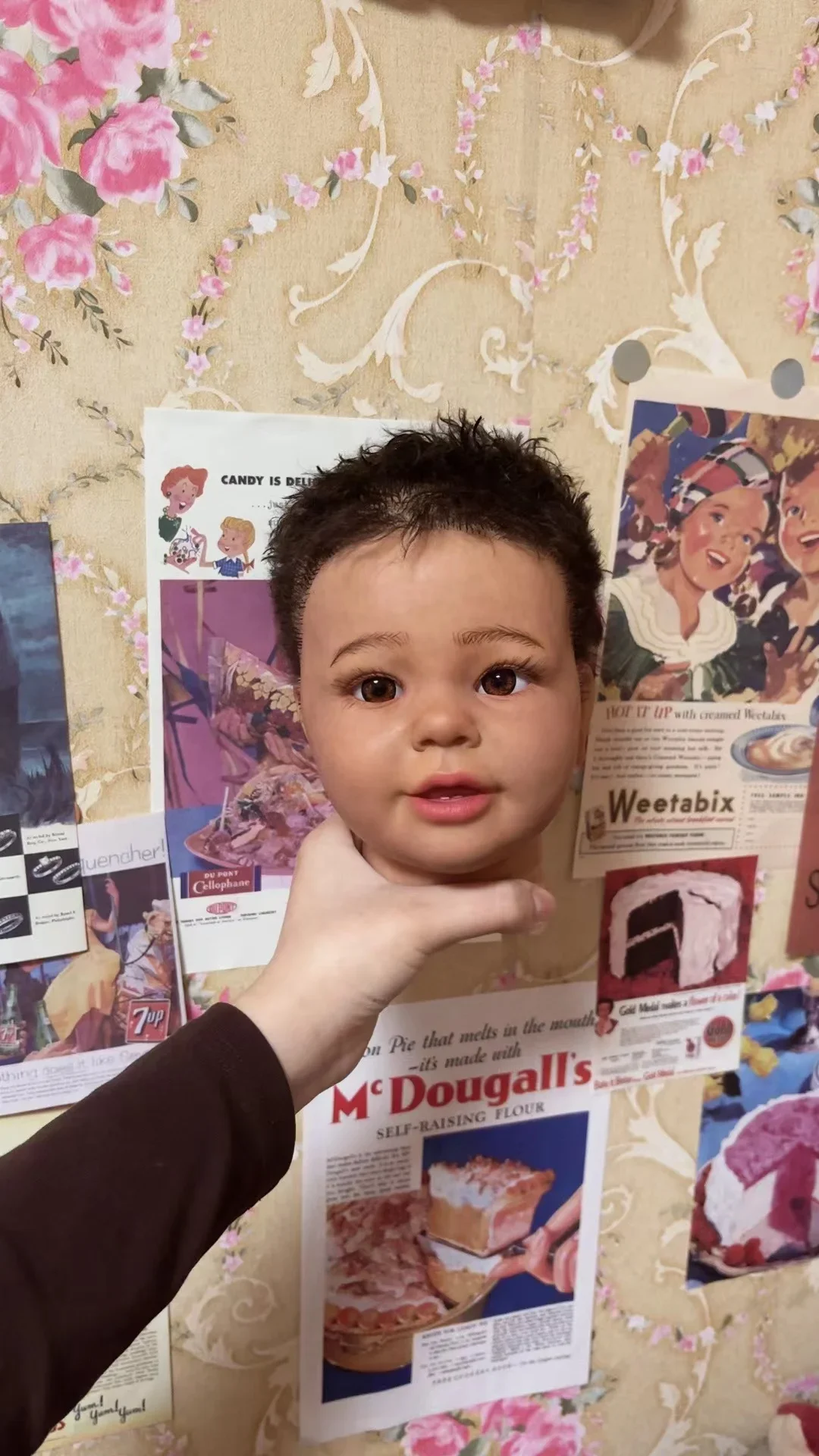 Poupée Reborn Bébé Fille Personnalisée DLS Katie Marie Peinte à la Main DIY 28 Pouces Photos Réelles