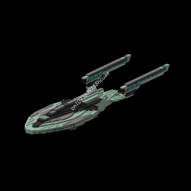 

814 шт. MOC USS Aventine Vesta-Class Starship Smooth Edition Космические строительные блоки STEAM Learning Практическая рождественская игрушка в подарок