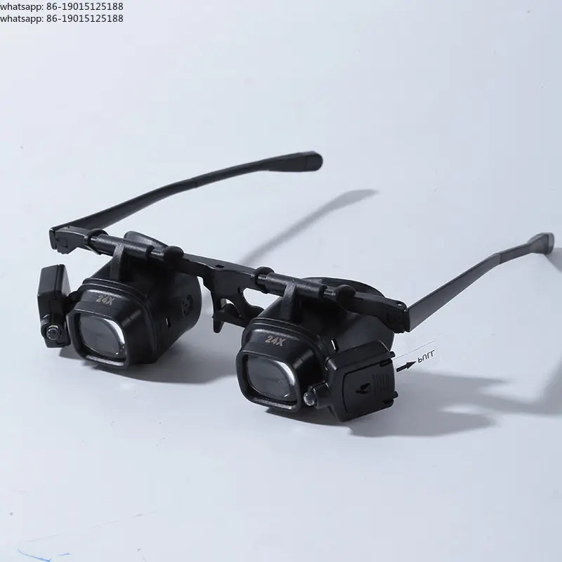 24X head-worn portable clock repair enlarged led light mobile phone electronic components welding