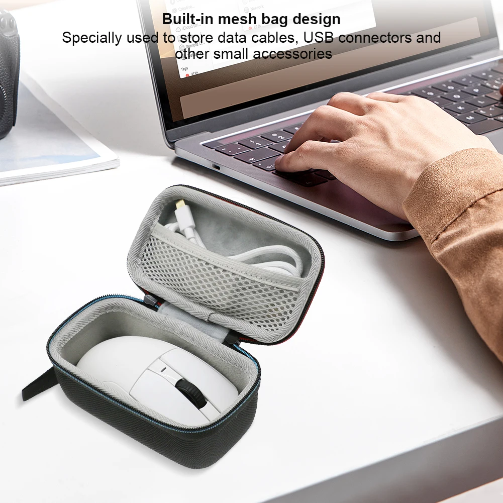 حافظة ماوس الألعاب المحمولة إيفا حقيبة التخزين الصلبة حافظة شل صلبة لهجوم القرش R1 PAW3311 لماوس الألعاب اللاسلكية DAREU A950