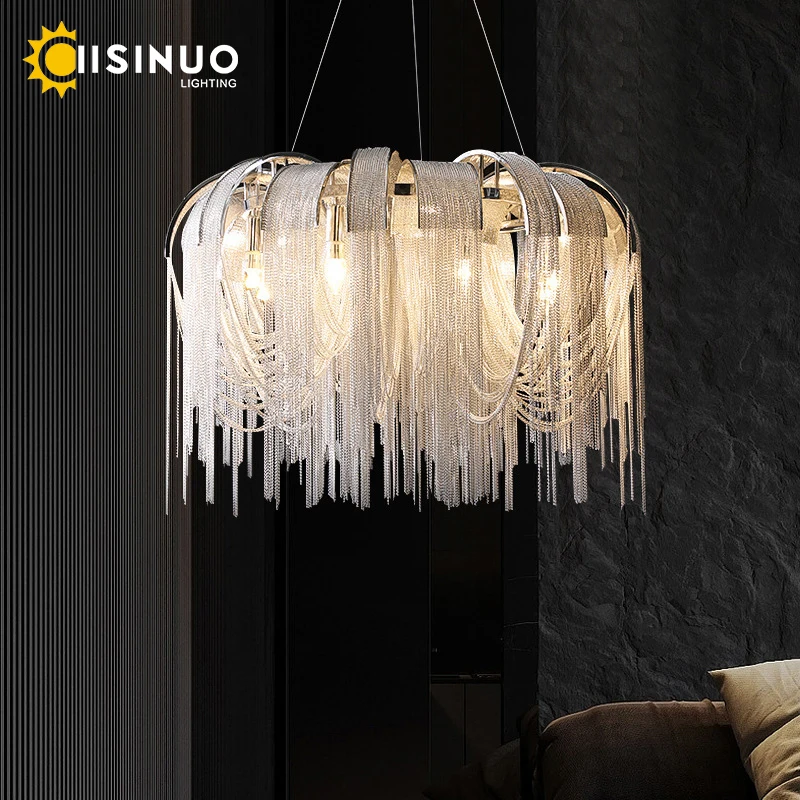 

Креативные алюминиевые подвесные светильники E14 для потолка