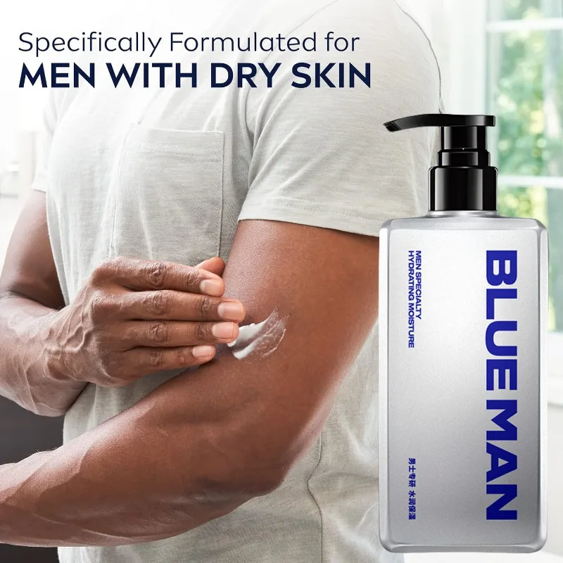 Men's Moisturizer Long Lasting Fragrance Moisture Body Lotion for Men Dry Skin Brightening Body Creams