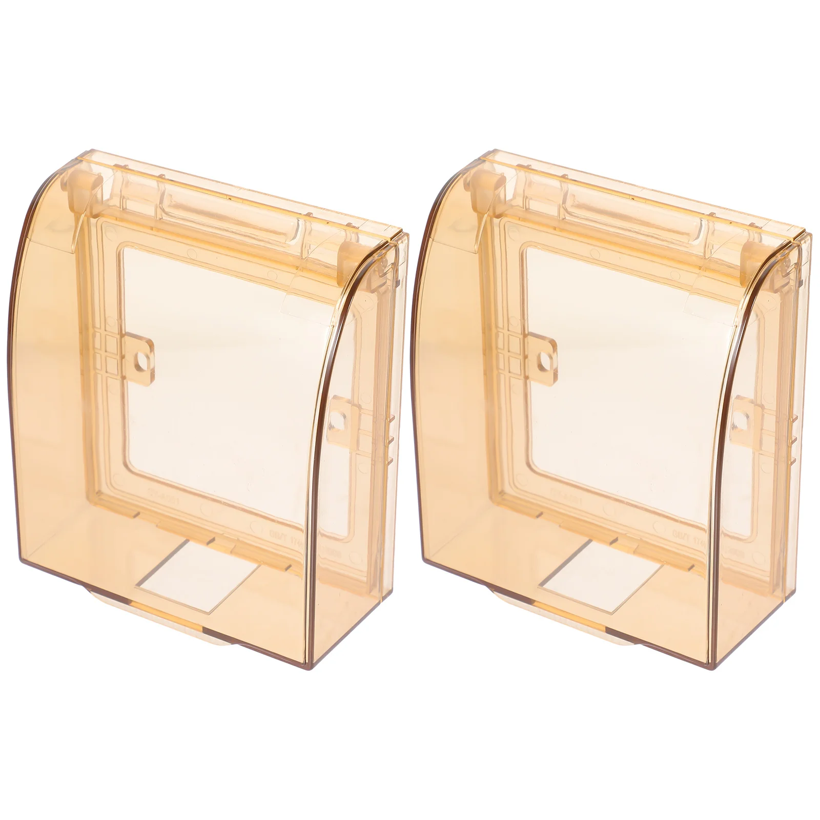 2 قطعة من أغطية المفاتيح الكهربائية المقاومة للأطفال من البولي بروبيلين للسلامة الكهربائية #2