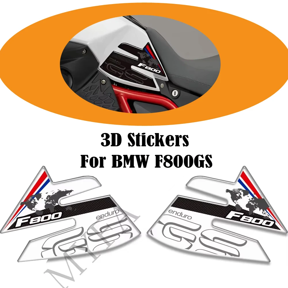 

Motorcycle 3D Stickers Decals Protection Gas Fuel Oil Kit Knee GSA ADV ADVENTURE Tank Pad Grips For BMW F800GS F800 F 800 GS