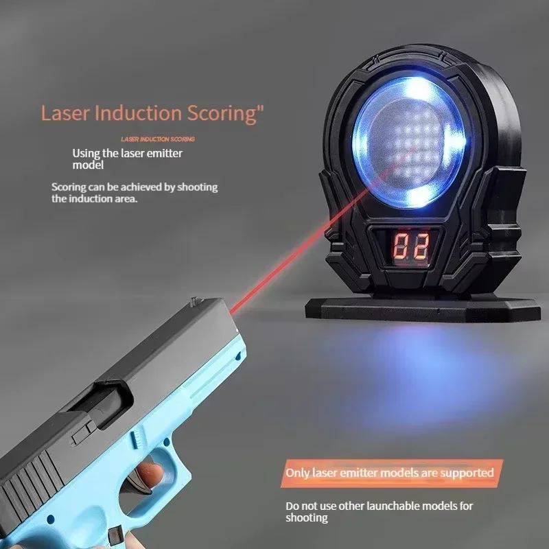 

Christmas gifts mini infrared Dart Target Laser Training Target Induction Laser Target Auto-Scoring Target Sound Light Feedback