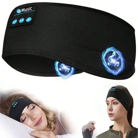 Sleep Headphones Bluetooth 5.4 Headband, Wireless Earphones Music Sleep Earbuds Sleeping Eye Mask With HD Stereo Speakers