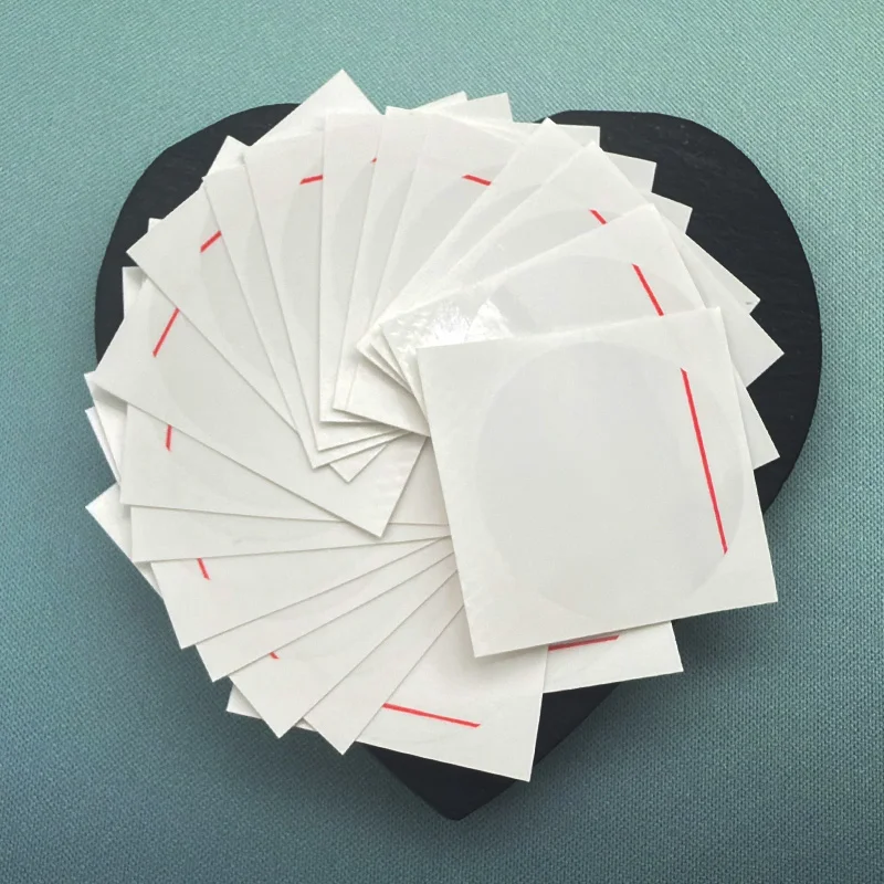 20pcs/50pcs Watch Case Back Cover Waterproof Sticker Bottom Cover Film Dia 16mm-44mm Dustproof Waterproof Film Watch Case Parts