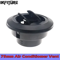 75mm Air Conditioning Deflector Side RoofCar Air Vent Outlet Flat Diesel Heater Air Heater Ducting For Webasto Eberspacher